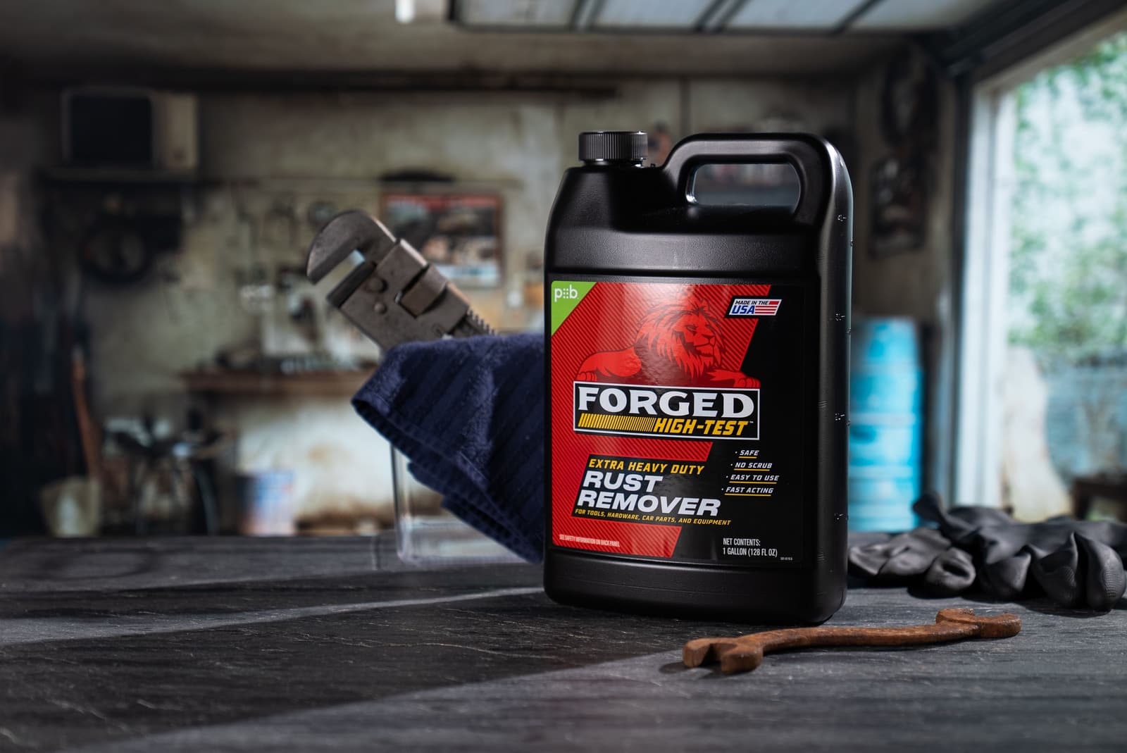Forged High-Test™ brand hero