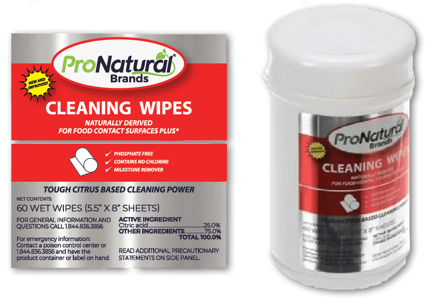 ProNatural Cleaning Wipes (60 count)